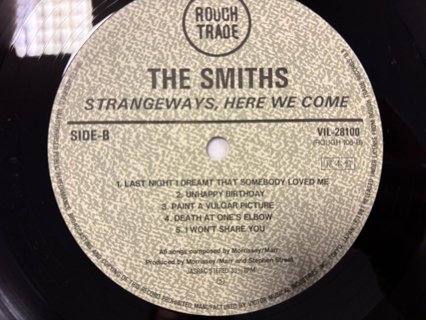 The Smiths- Strangeways, Here We Come (JP Sample Promo Pressing)