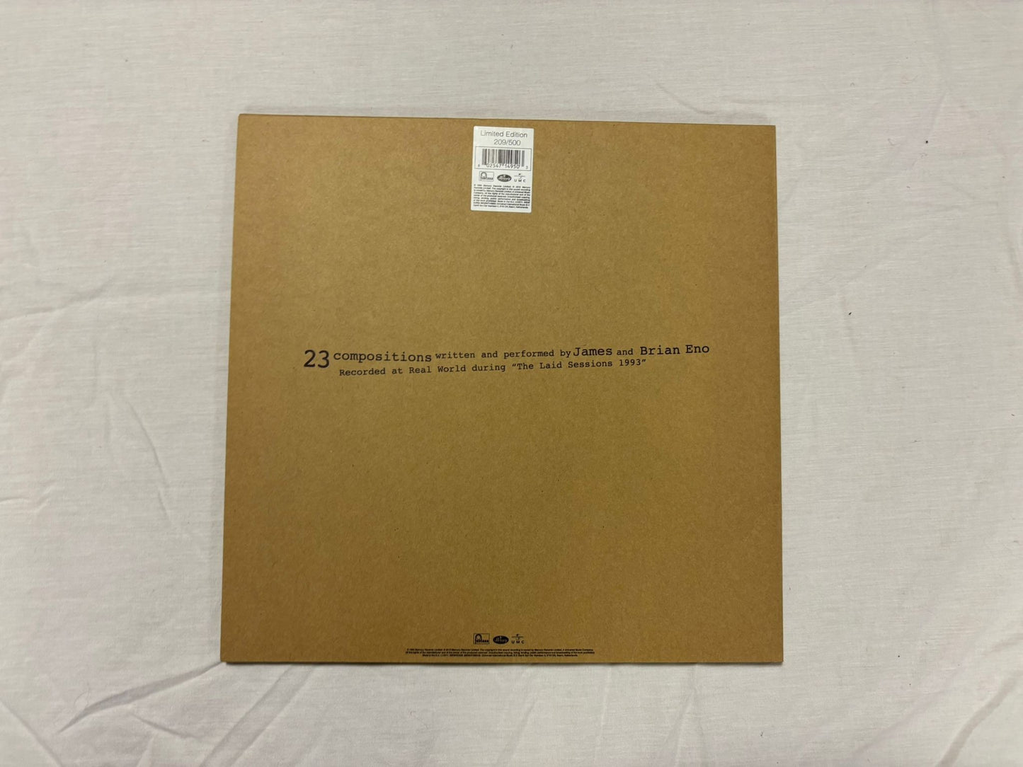 James- Wah Wah LP Limited Edition Clear Vinyl  (signed)