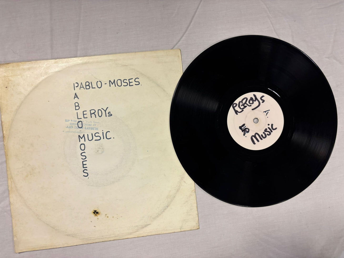 Pablo Moses - Proverbs Extractions / Music Is My Desire White Label
