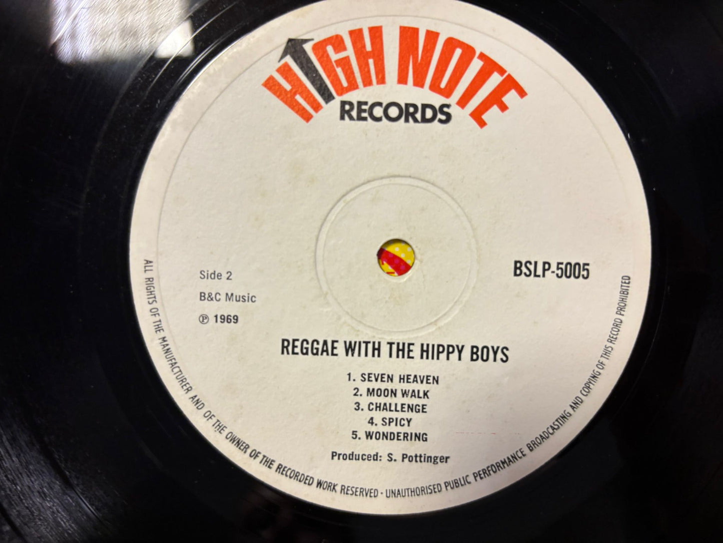 Reggae With The Hippy Boys LP UK 1st