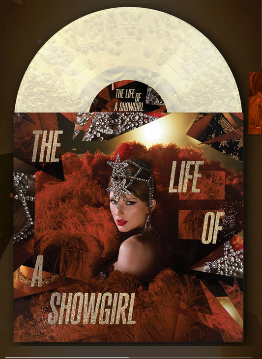 Taylor Swift- The Life Of A Showgirl (The Tiny Bubble in Champagne Collection- under bright lights pearlescent vinyl)