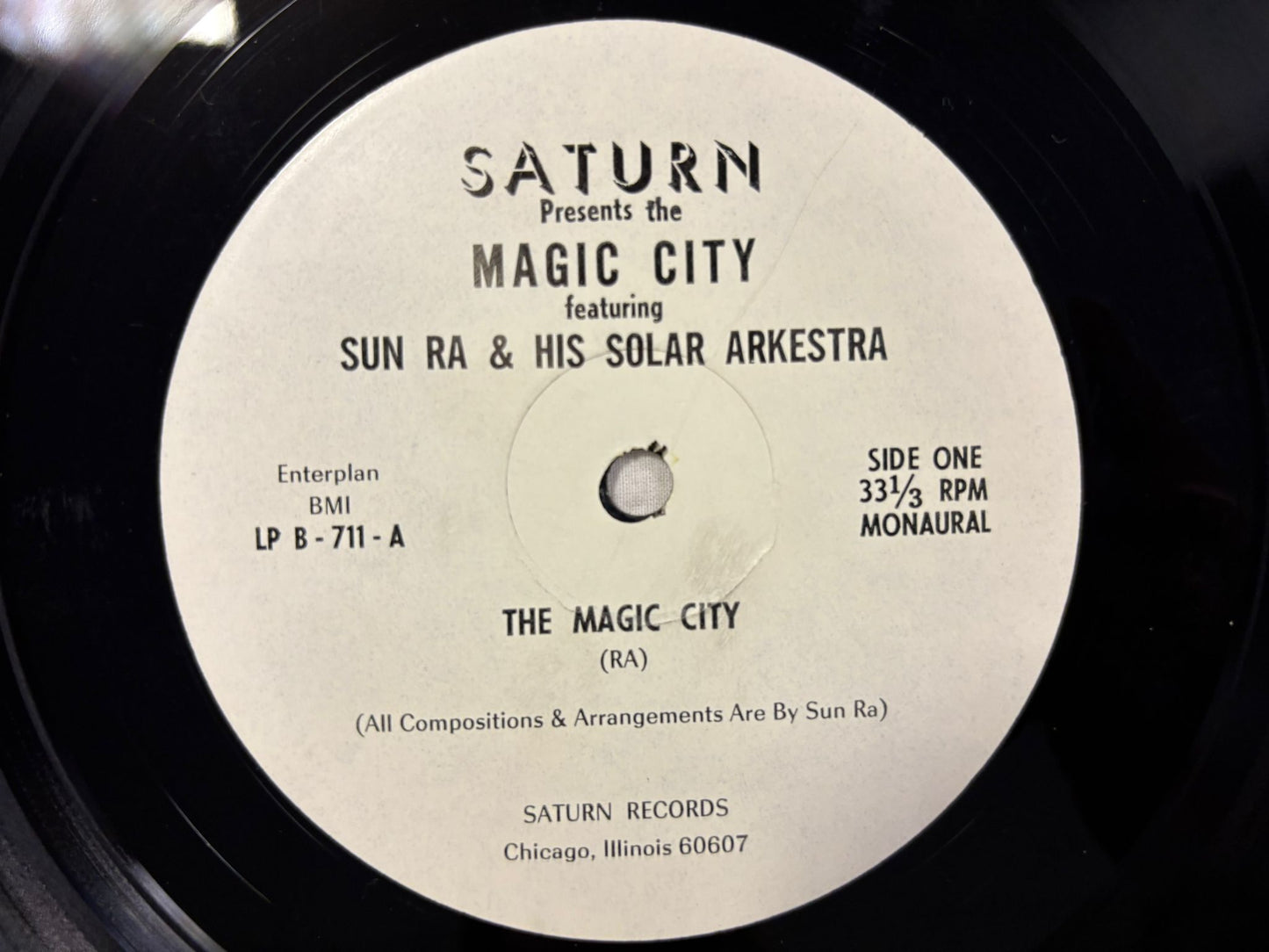 Sun Ra- The Magic City US Saturn Original Red Band
