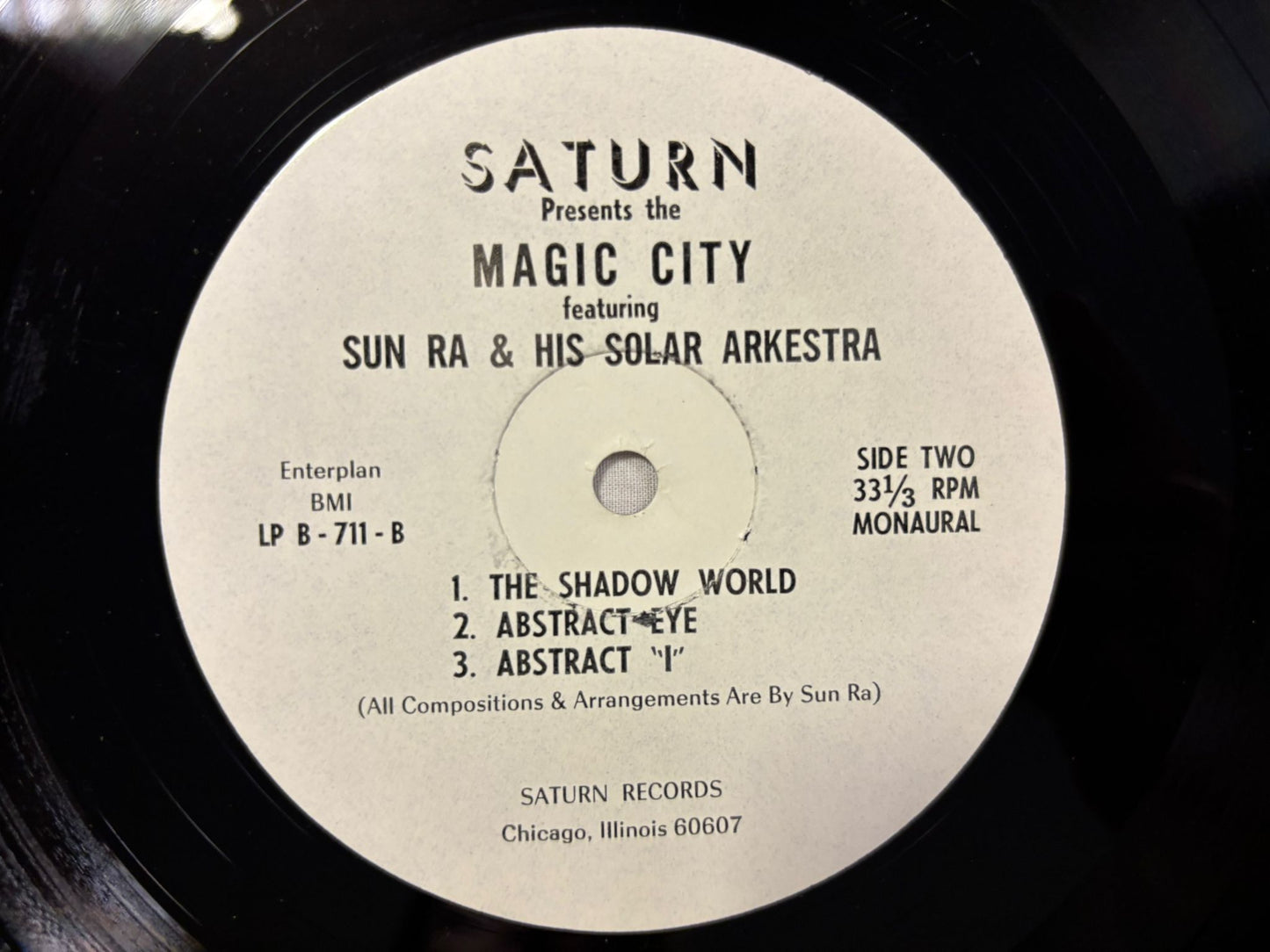 Sun Ra- The Magic City US Saturn Original Red Band