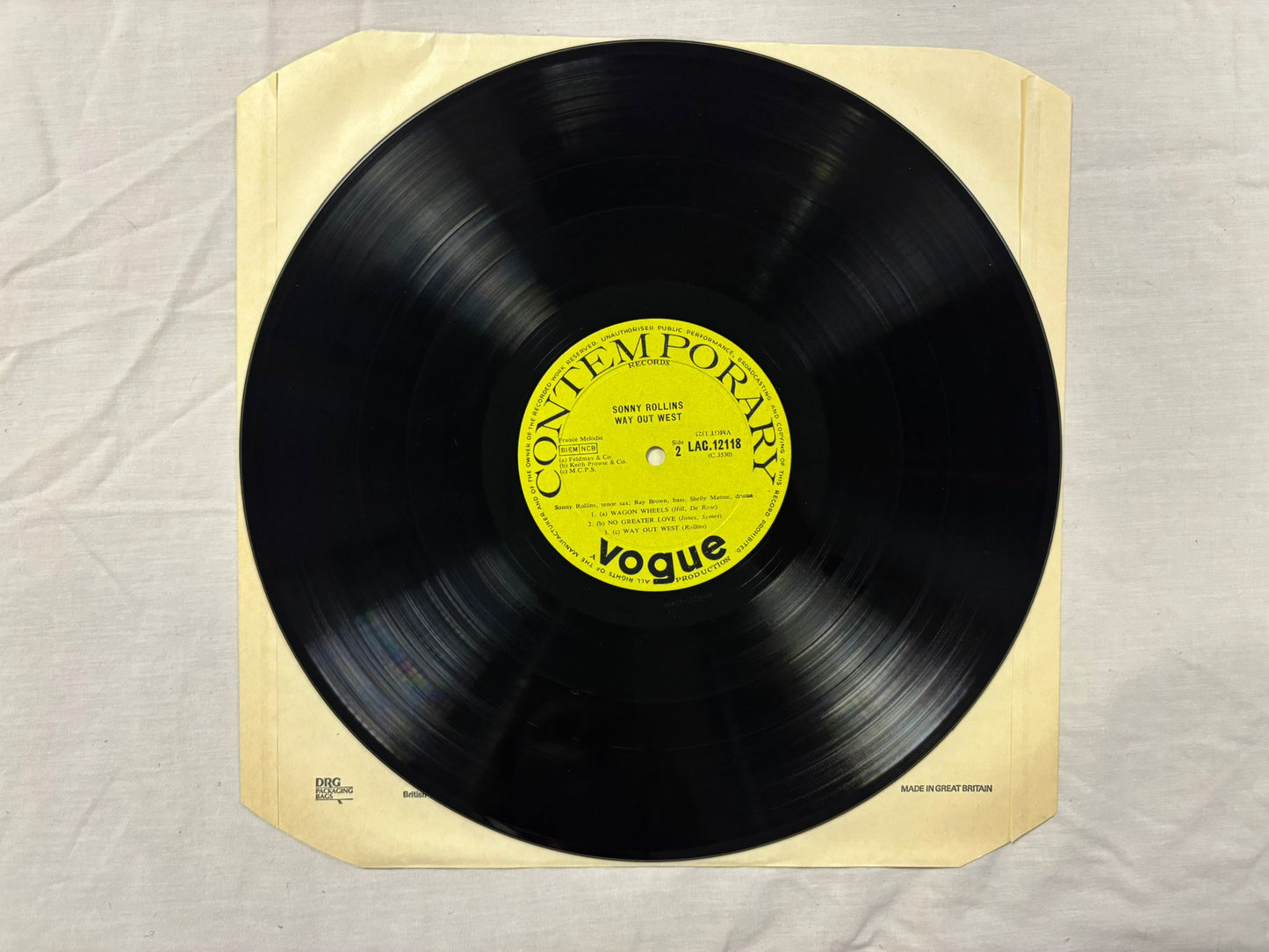 Sonny Rollins- Way Out West UK First