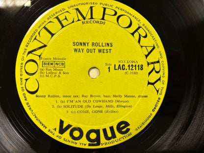 Sonny Rollins- Way Out West UK First