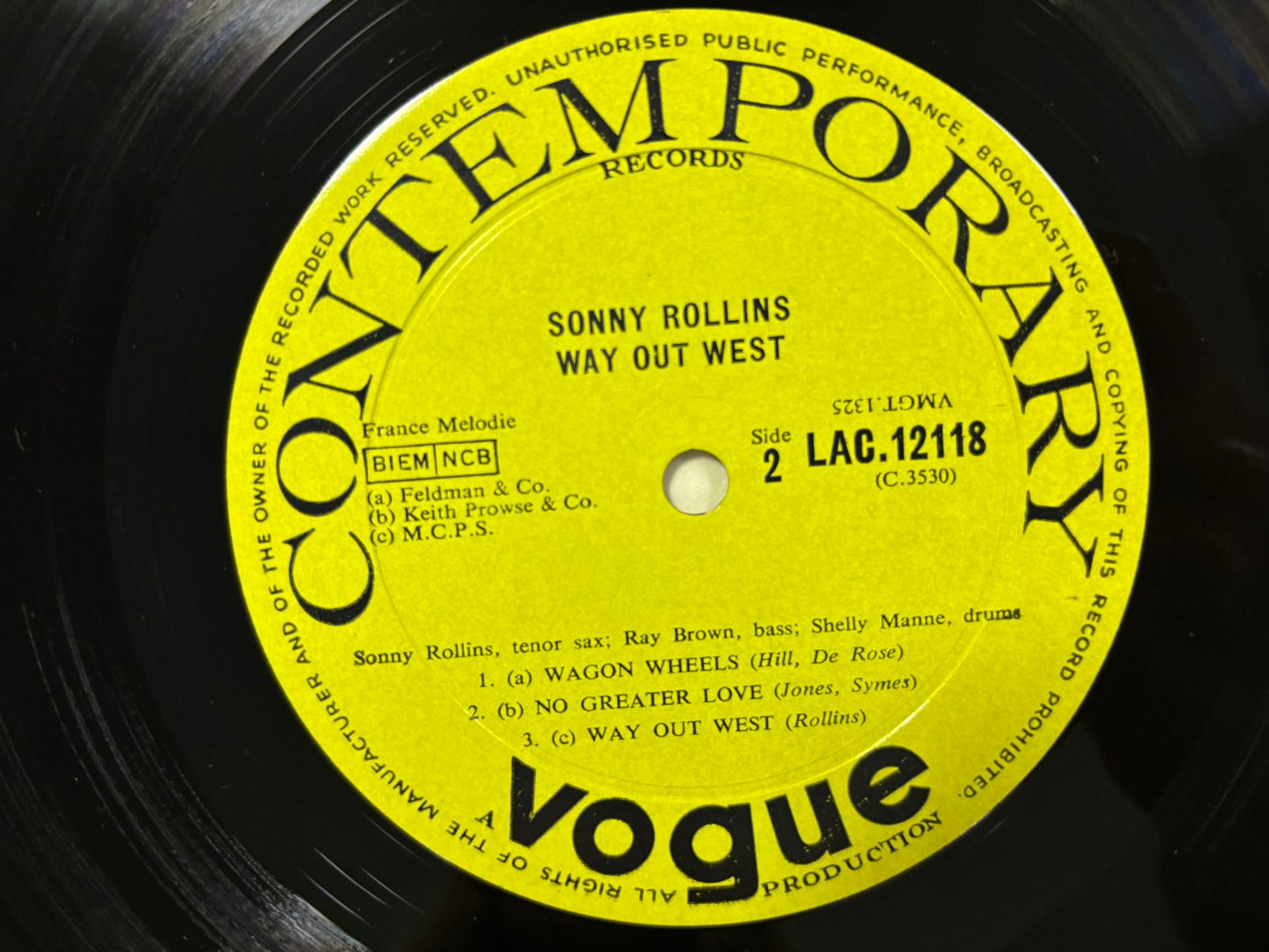 Sonny Rollins- Way Out West UK First