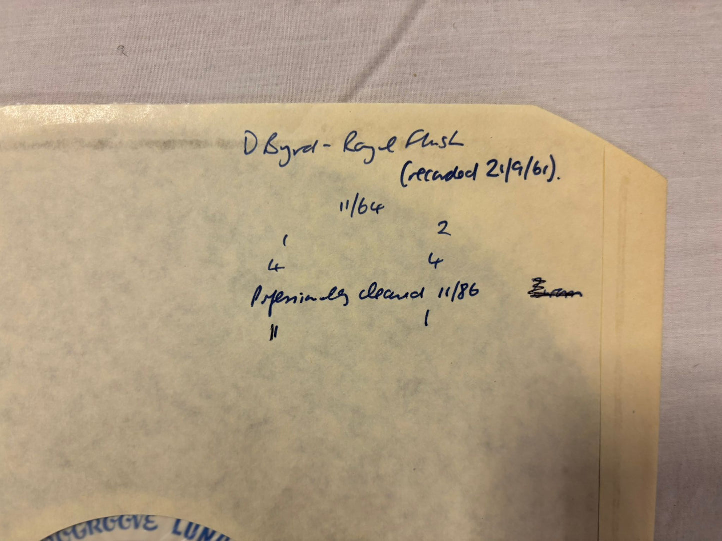 Donald Byrd- Royal Flush BLP 4101 US 1st