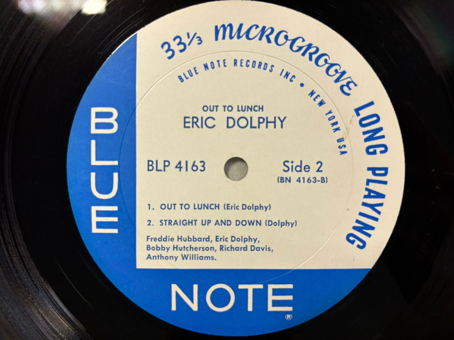 Eric Dolphy- Out To Lunch BLP 4163 Mono original