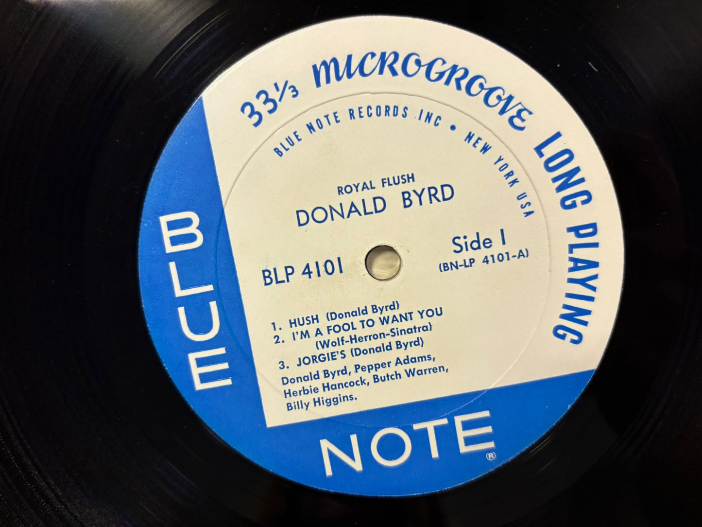 Donald Byrd- Royal Flush BLP 4101 US 1st