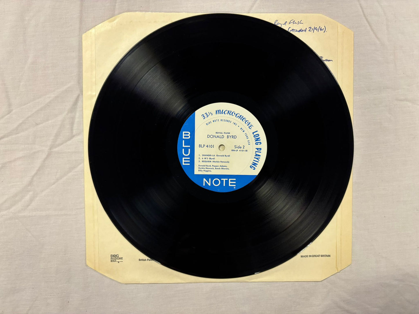 Donald Byrd- Royal Flush BLP 4101 US 1st