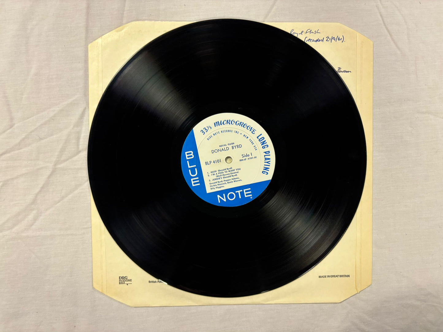 Donald Byrd- Royal Flush BLP 4101 US 1st