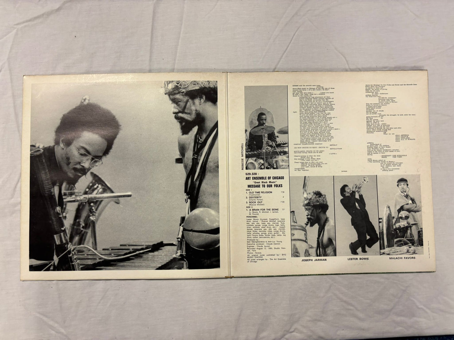 Art Ensemble Of Chicago- a.a.c.m Great Black Music Message To Our Folks Original