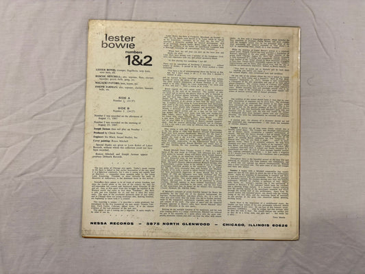 Lester Bowie Numbers 1&2 Original Pressing