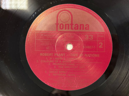 Robert Plant- Fate Of Nations Original Pressing