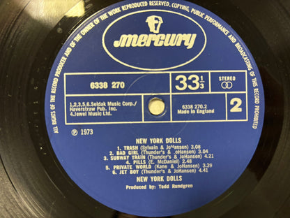 New York Dolls Self Titled UK 1st Billy Duffy Collection