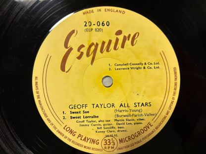 Geoff Taylor All Stars Esquire UK 10"