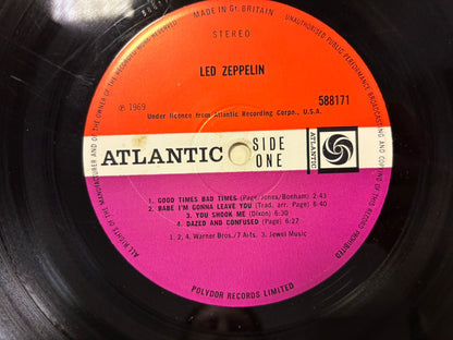 Led Zeppelin- Self Titled UK Red/Plum