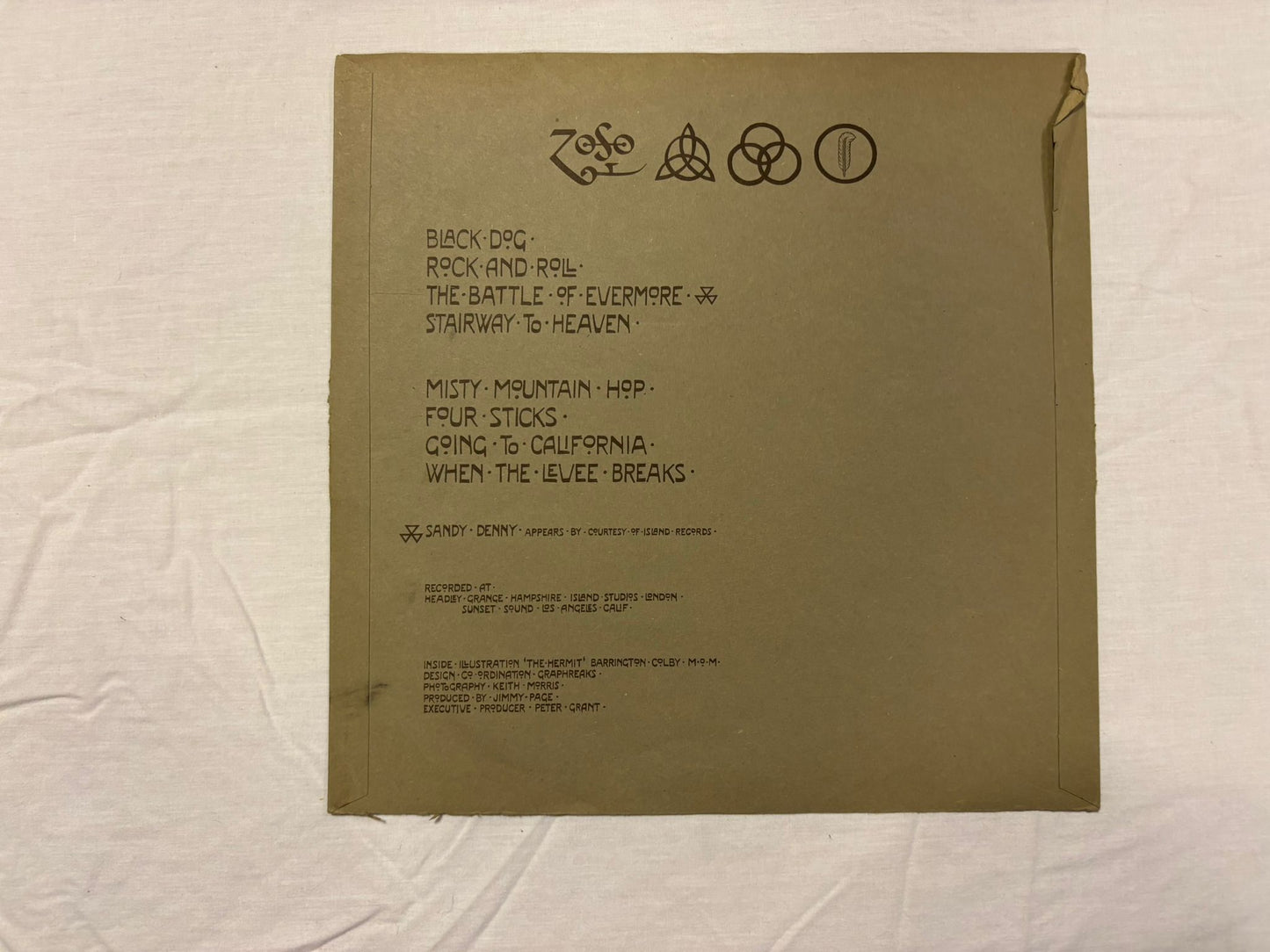 Led Zeppelin- IV 'ZOSO' Red/Plum LP