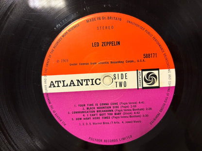 Led Zeppelin- Self Titled UK Red/Plum