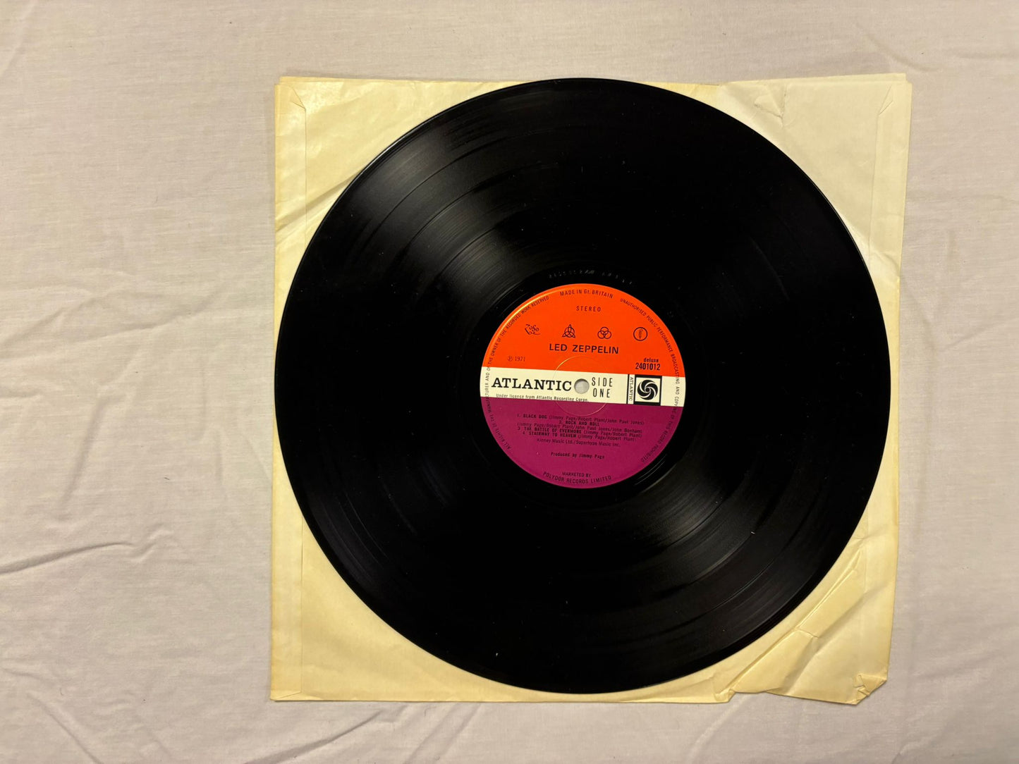 Led Zeppelin- IV 'ZOSO' Red/Plum LP