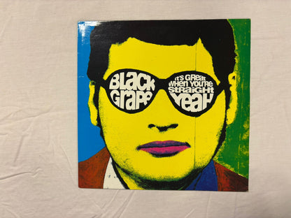 Black Grape- It's Great When You're Straight Yeah UK 1st LP