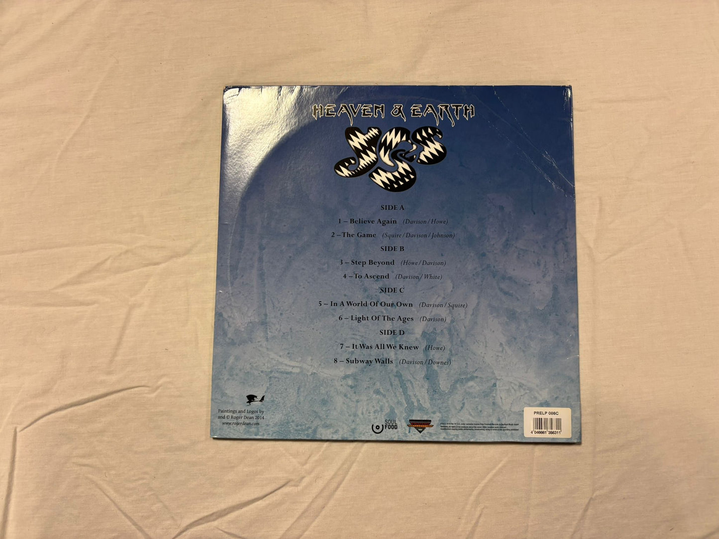 YES- Heaven and Earth Dbl LP Turquoise