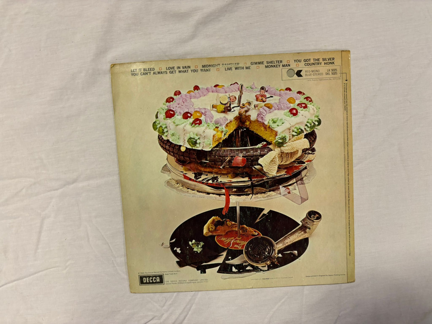 Rolling Stones- Let It Bleed UK 1st Stereo with Poster