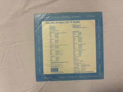 Rolling Stones- Let It Bleed UK 1st Stereo with Poster
