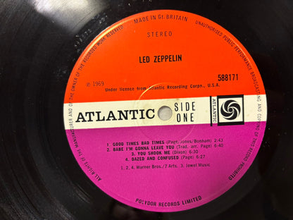 Led Zeppelin- Self Titled UK Red/Plum