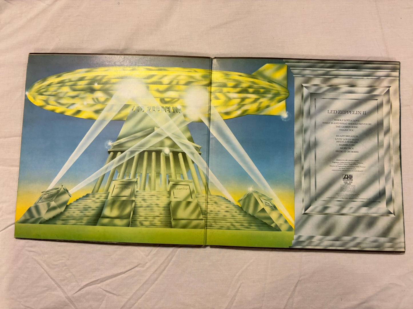 Led Zeppelin- II UK Red/Plum