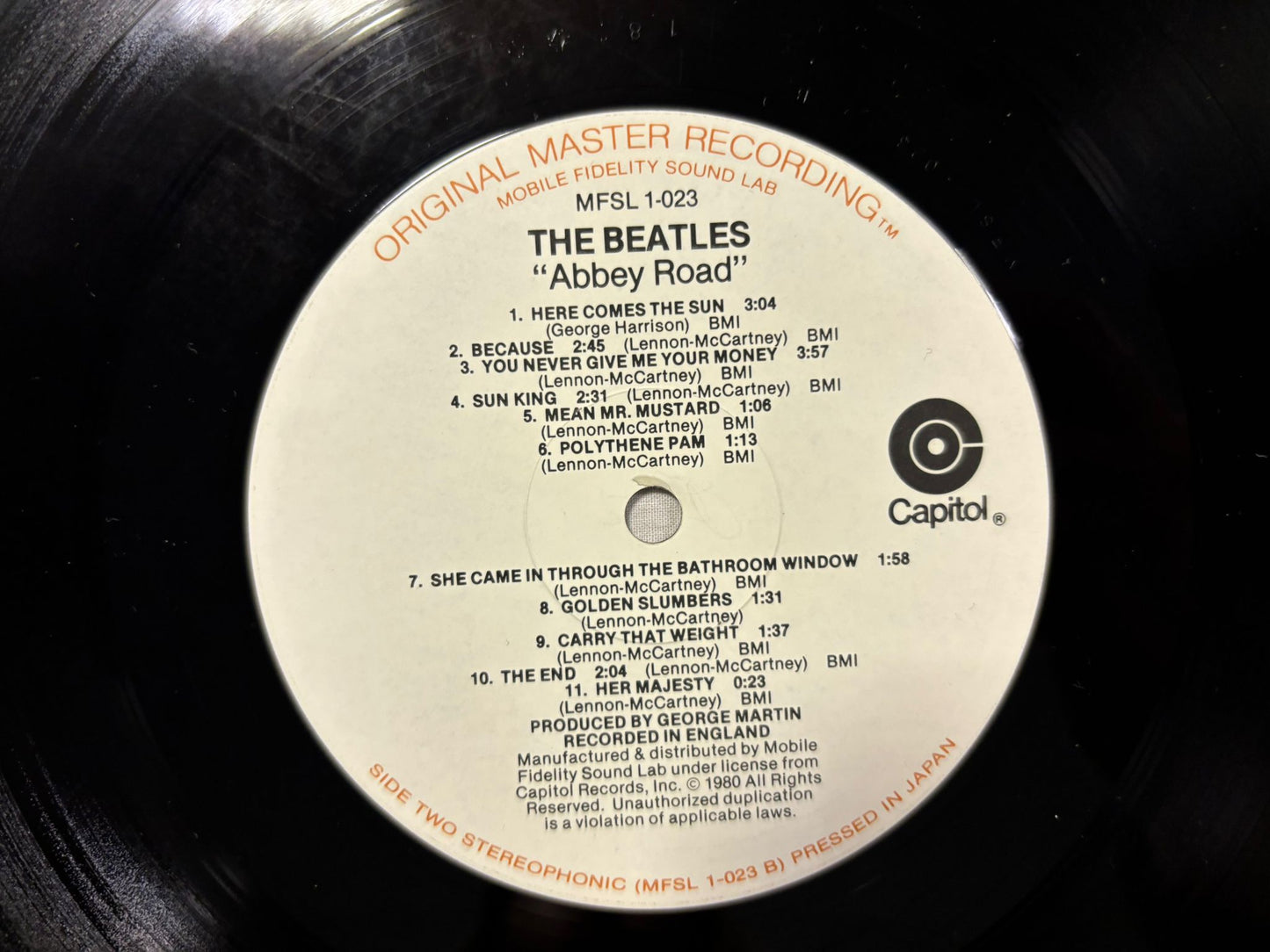 The Beatles- Abbey Road Mobile Fidelity