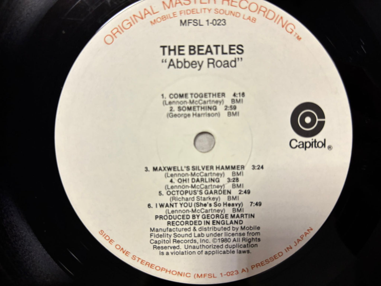 The Beatles- Abbey Road Mobile Fidelity