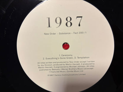 New Order- Substance UK Pressing