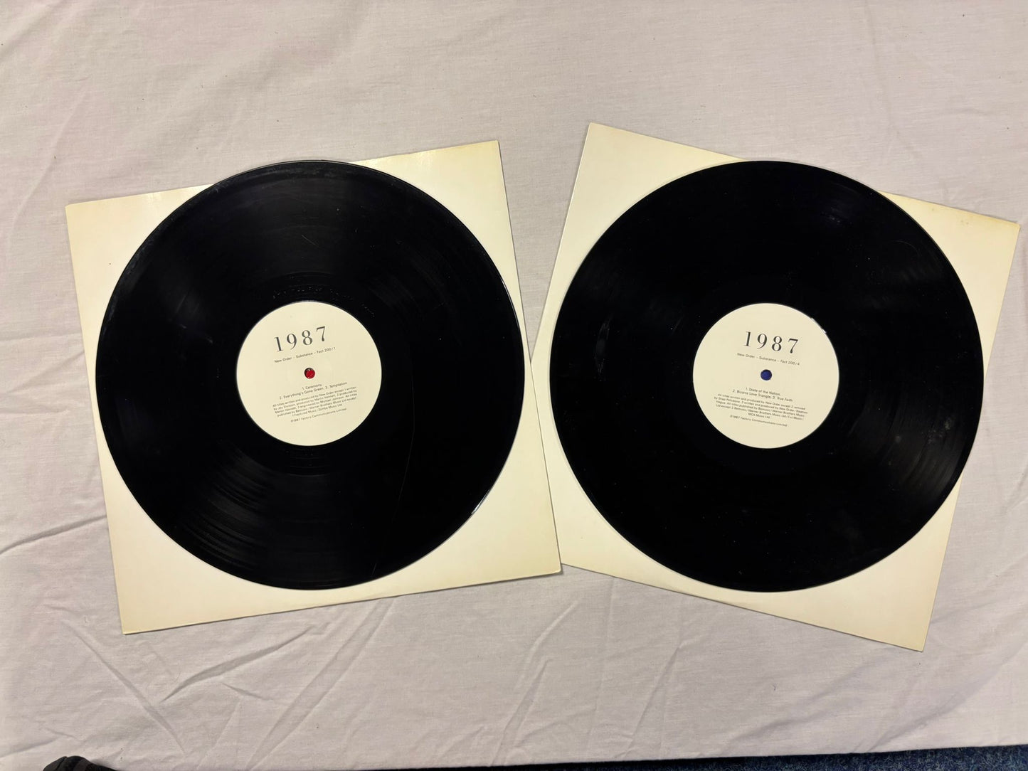 New Order- Substance UK Pressing