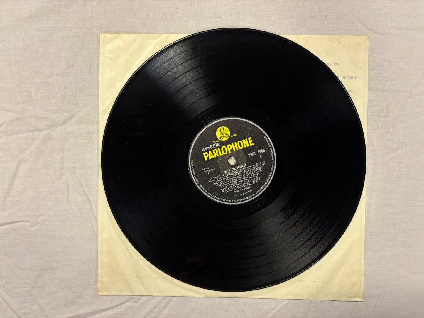 The Beatles- With The Beatles Uk Mono Pressing