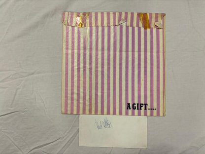 The Jam-The Gift in bag with signed Paul Weller Flyer