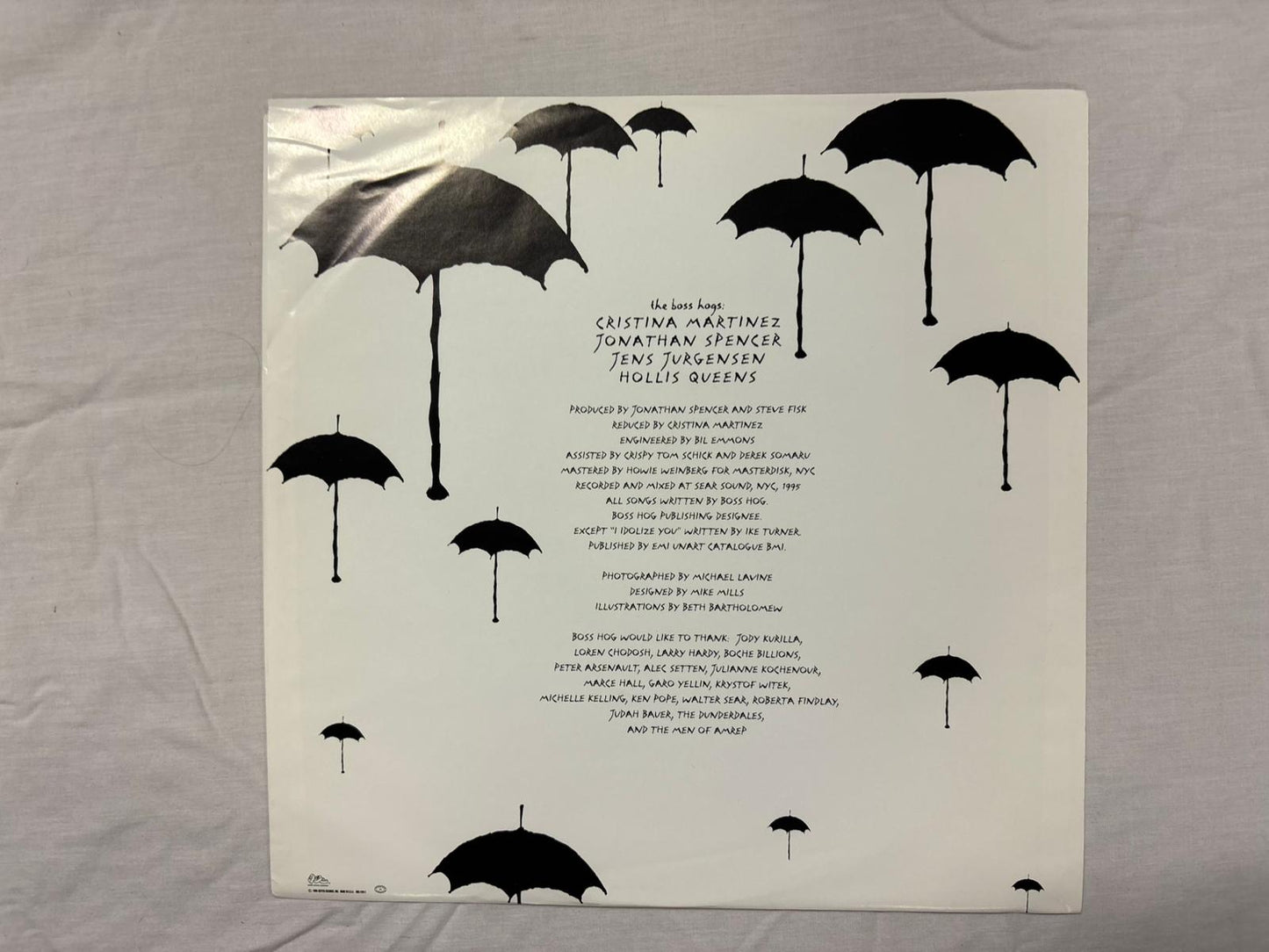 Boss Hog- Self Titled Original LP