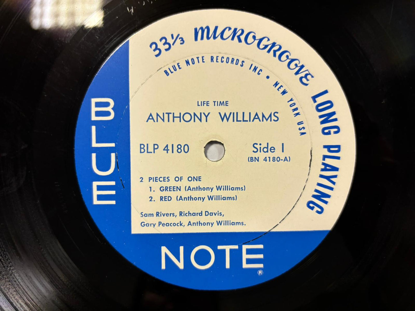 Anthony Williams - Life Time LP US Mono Original Blue Note BLP 4180