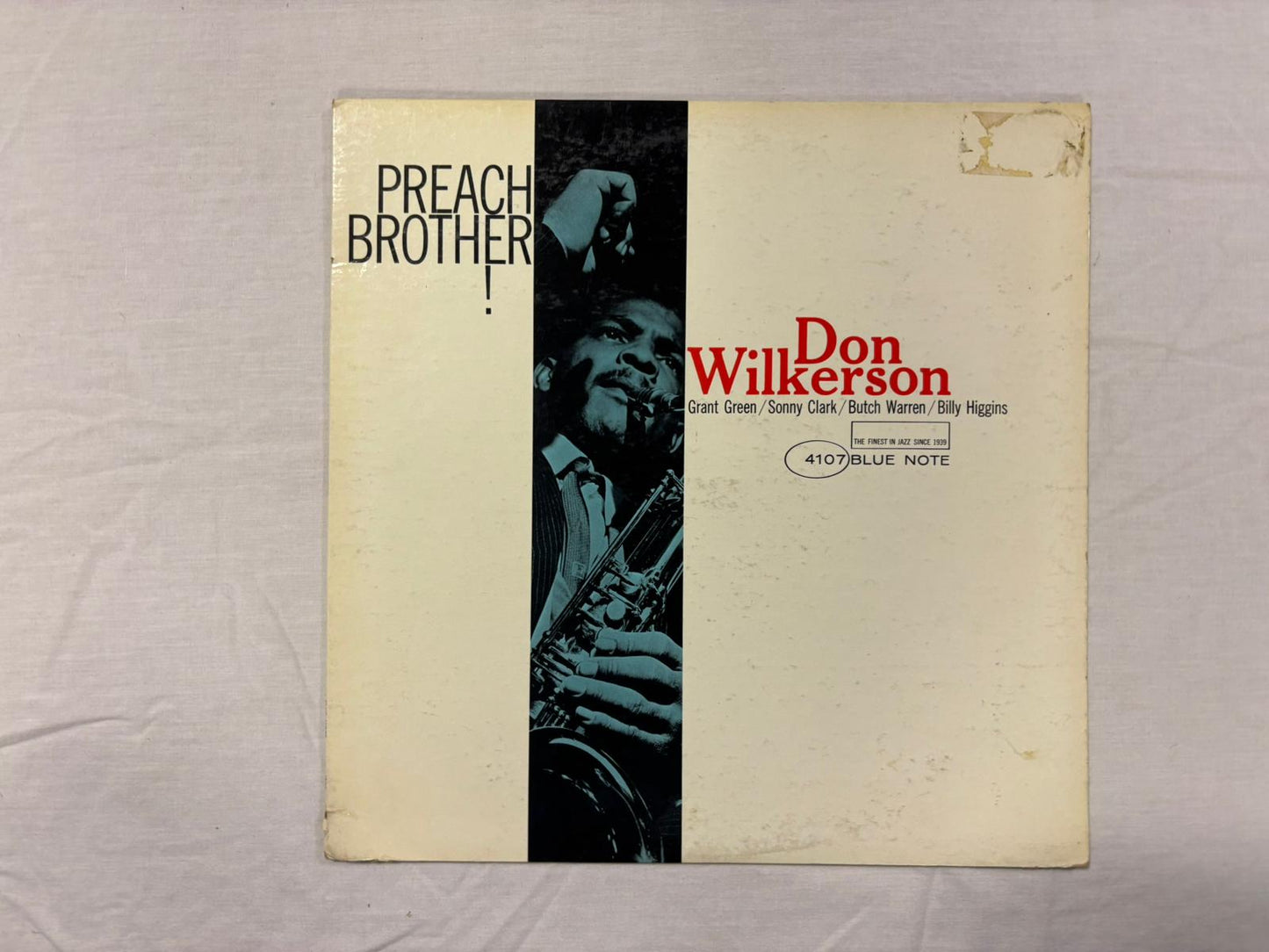 Don Wilkerson - Preach Brother! LP US Original Mono Blue Note BLP 4107