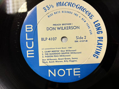 Don Wilkerson - Preach Brother! LP US Original Mono Blue Note BLP 4107