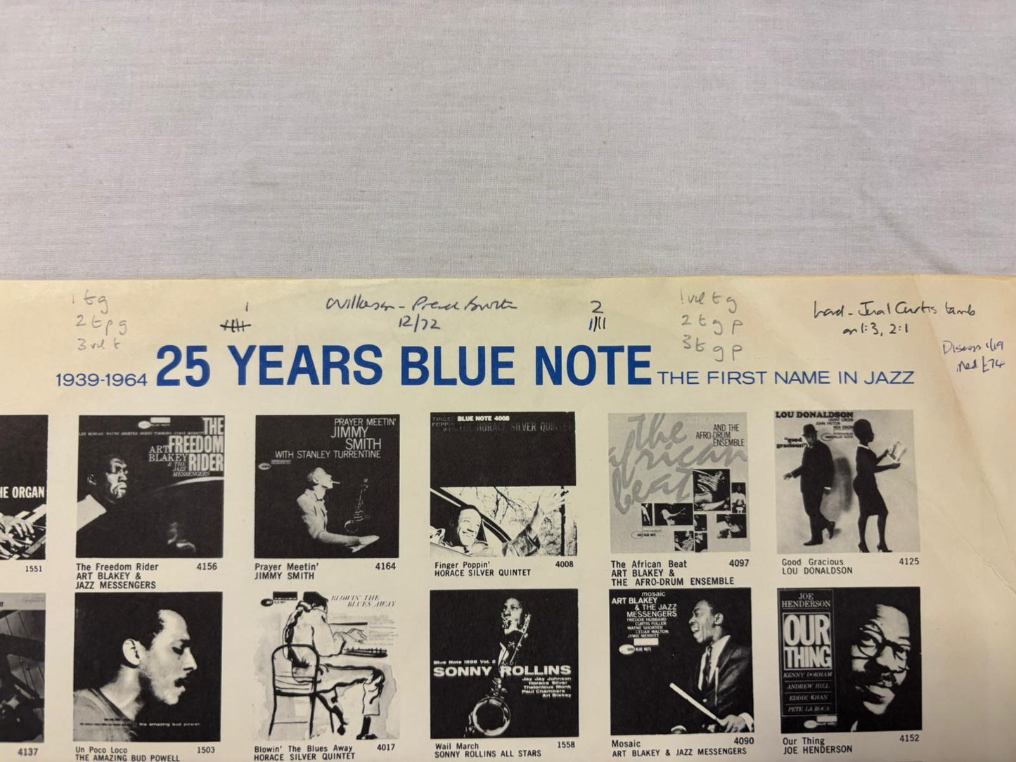 Don Wilkerson - Preach Brother! LP US Original Mono Blue Note BLP 4107