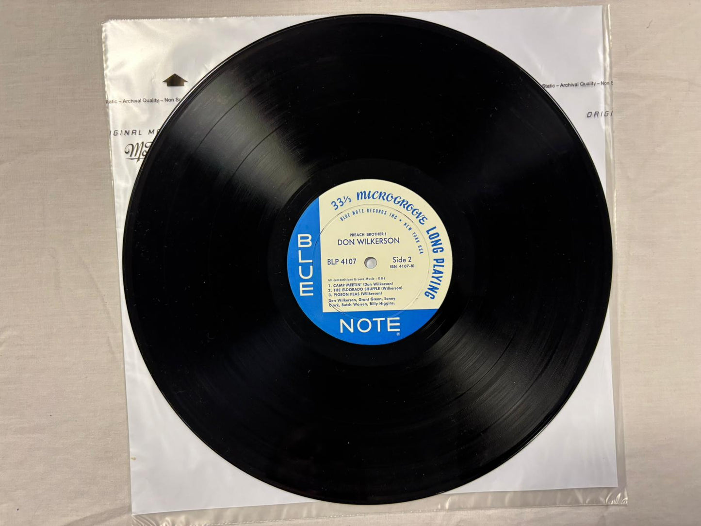Don Wilkerson - Preach Brother! LP US Original Mono Blue Note BLP 4107