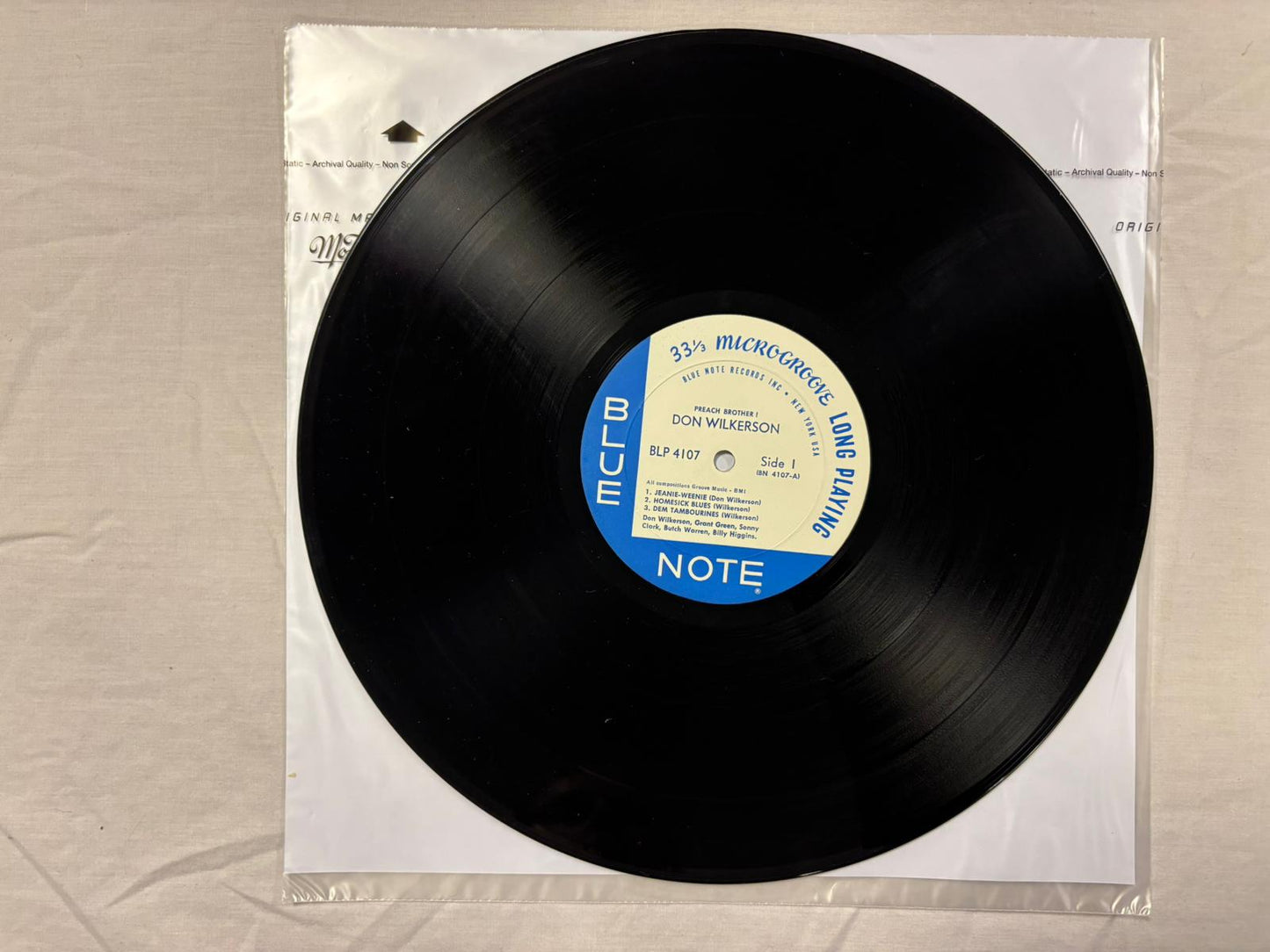 Don Wilkerson - Preach Brother! LP US Original Mono Blue Note BLP 4107