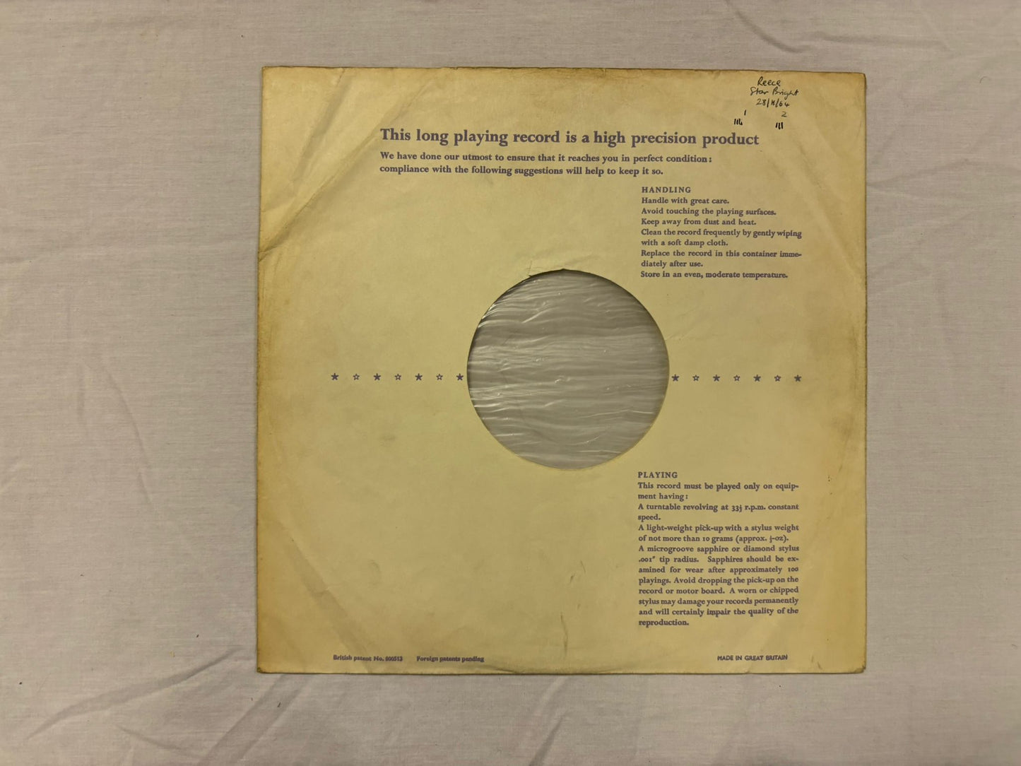 Dizzy Reece - Star Bright LP US Original Mono Blue Note BLP 4023