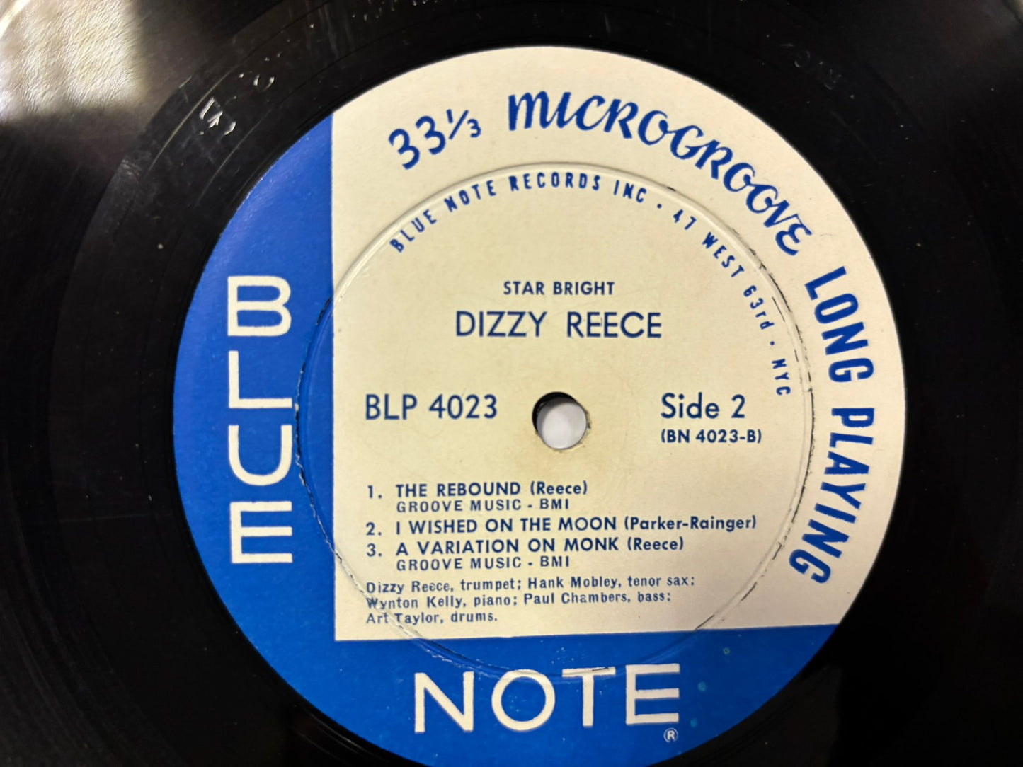 Dizzy Reece - Star Bright LP US Original Mono Blue Note BLP 4023