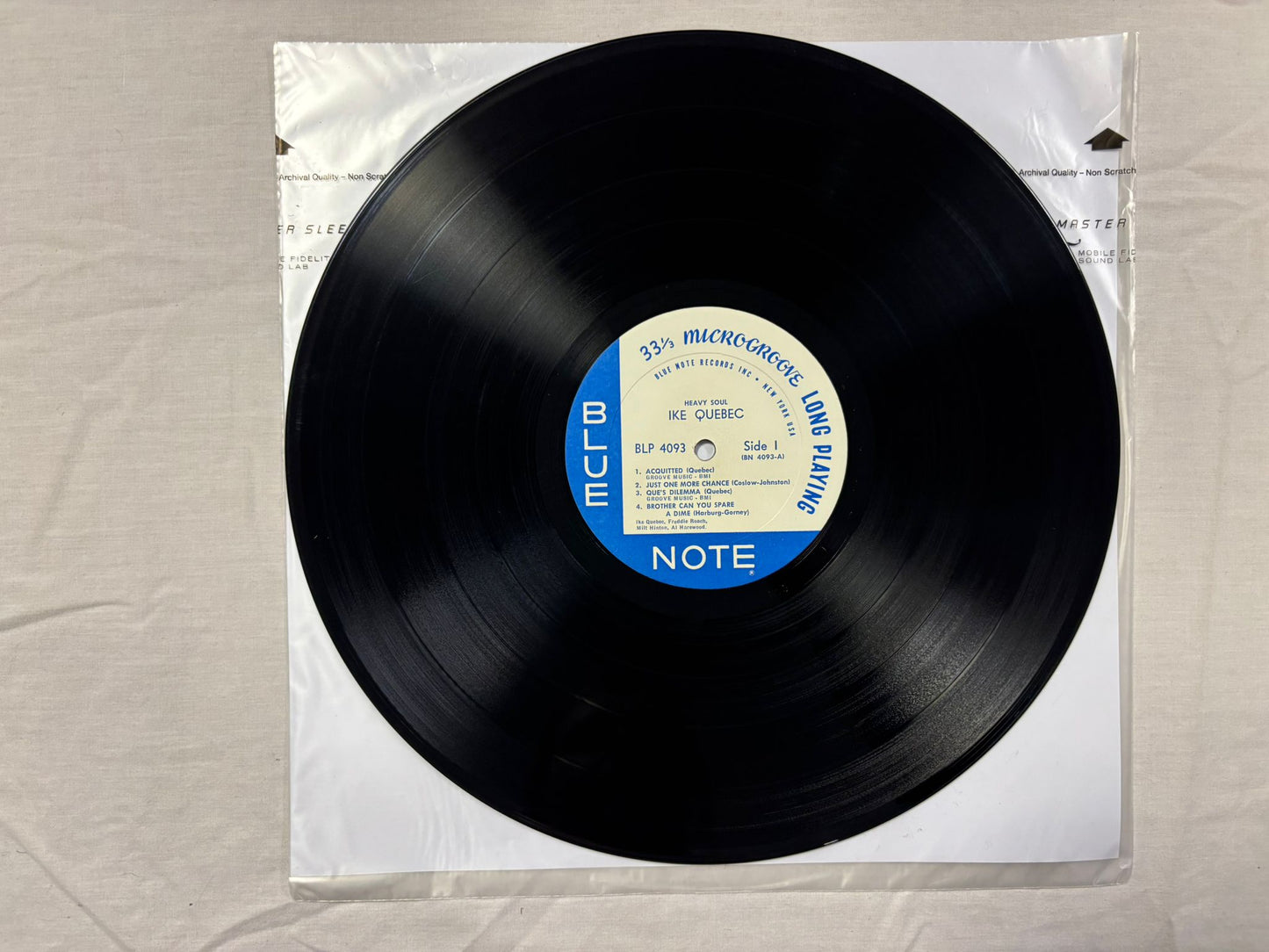 Ike Quebec - Heavy Soul LP US Blue Note Mono Original BLP 4093