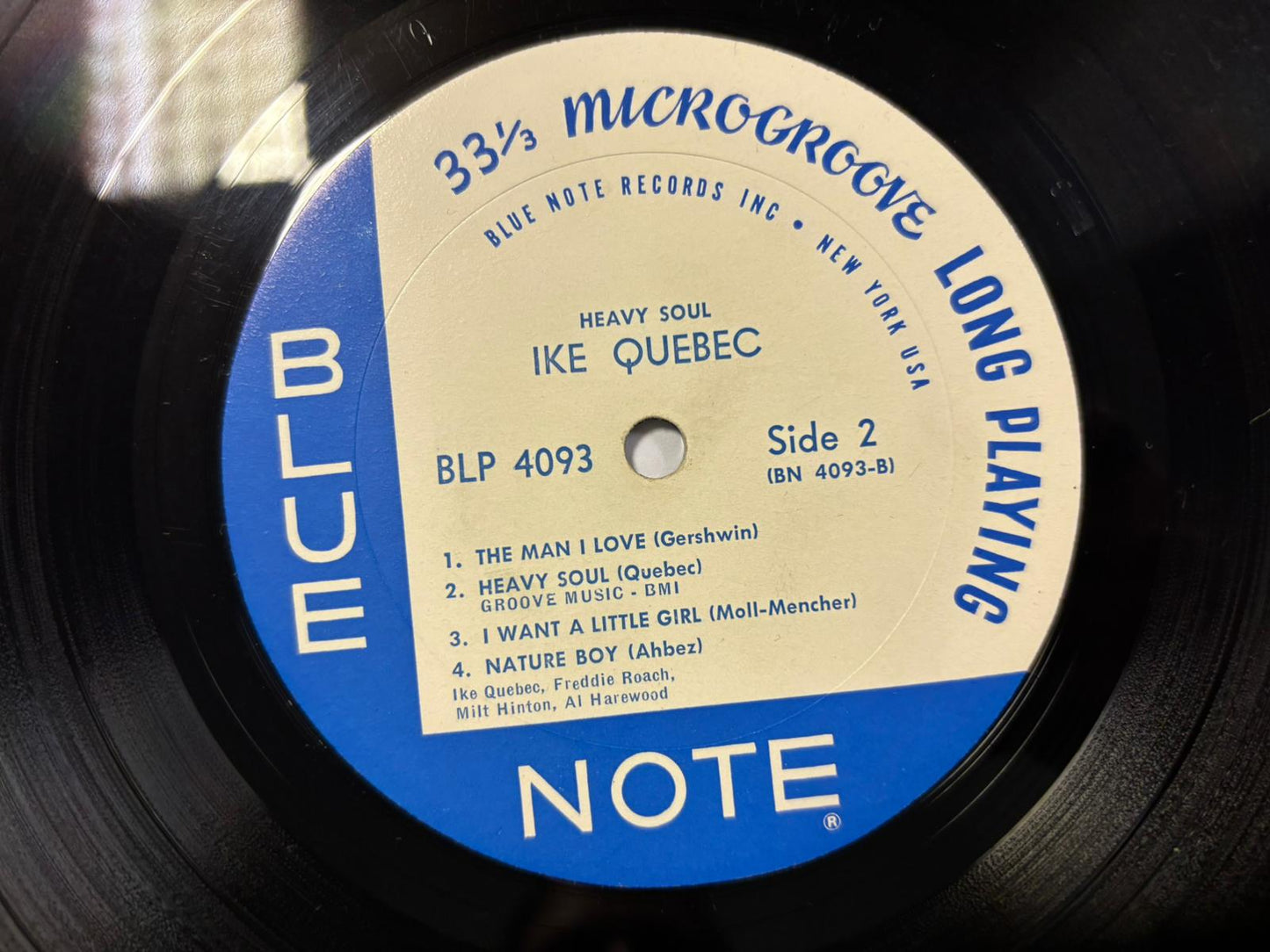 Ike Quebec - Heavy Soul LP US Blue Note Mono Original BLP 4093