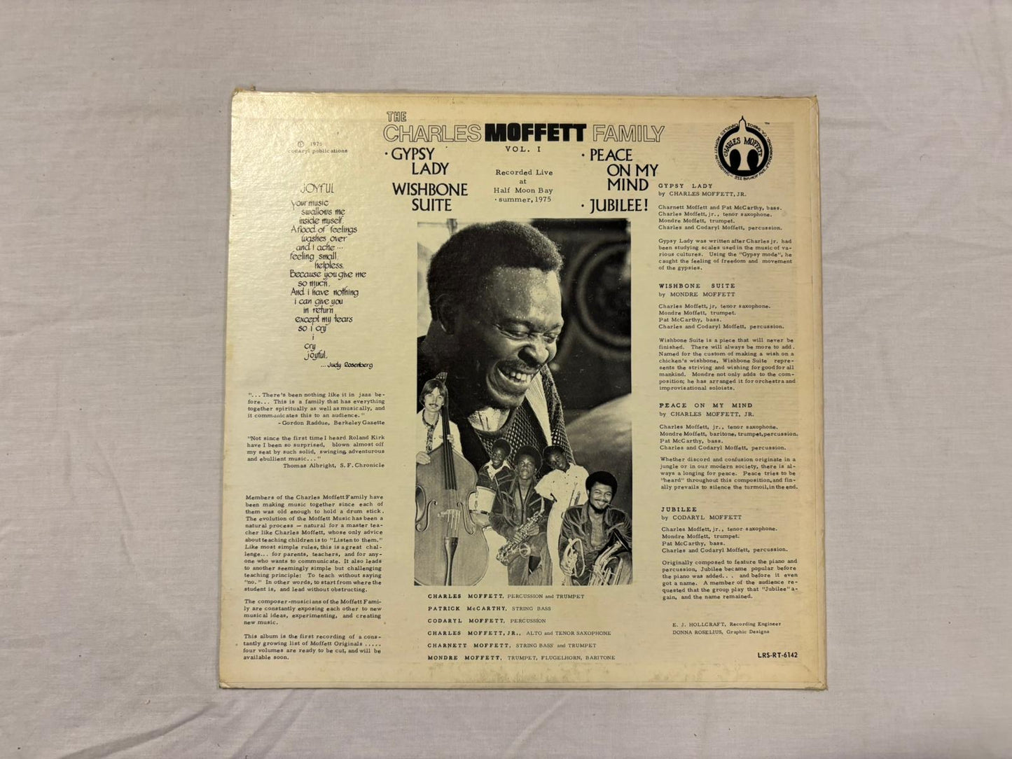 The Charles Moffat Family - Vol. 1 LP US Original LRS-RT-6142