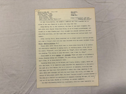 Sonny Murray - 'Stime Now LP US Original ESP 663 & Insert