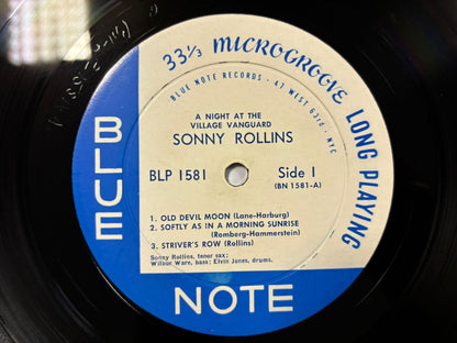 Sonny Rollins - A Night At The Village Vanguard LP US Original Mono Blue Note BLP 1581
